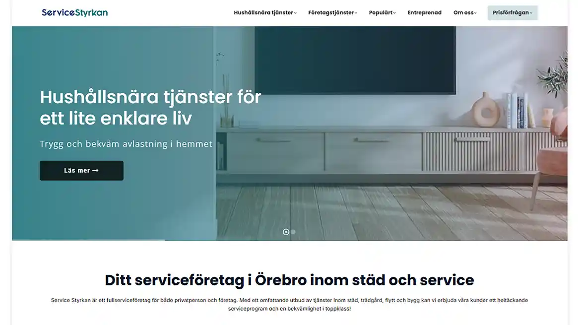 ny hemsida service styrkan ny hemsida service styrkan